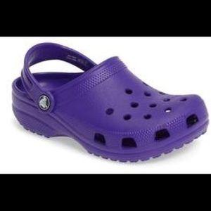 Purple Little Kids Crocs